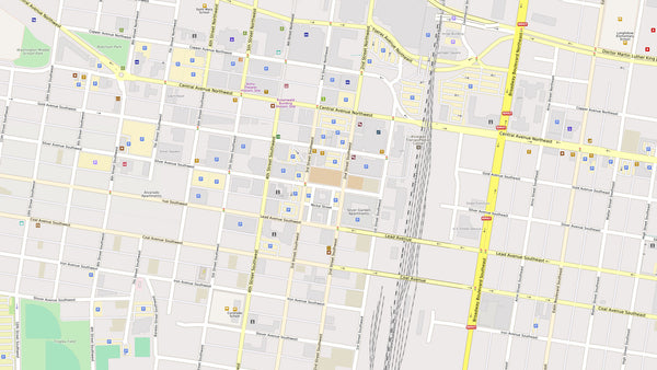 Albuquerque Vector Illustrator Map