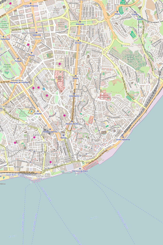 Editable Vector City Map Illustrator