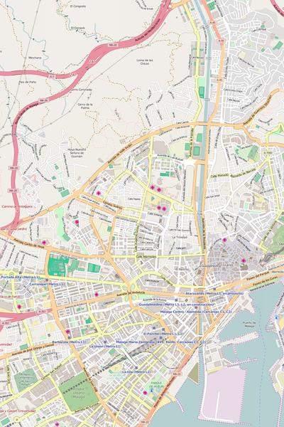 Editable Vector City Map Illustrator