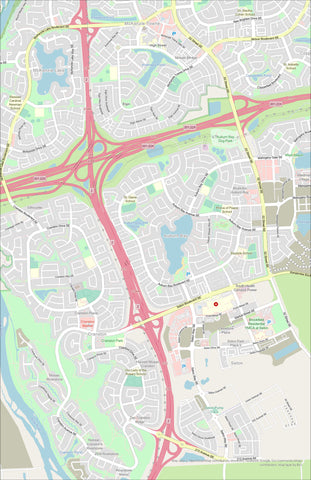 Customized Map of Cedarglen Living - Galgary