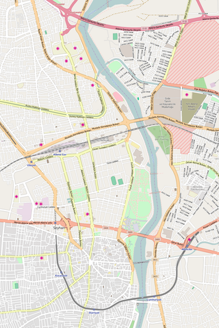 Editable Vector City Map Illustrator