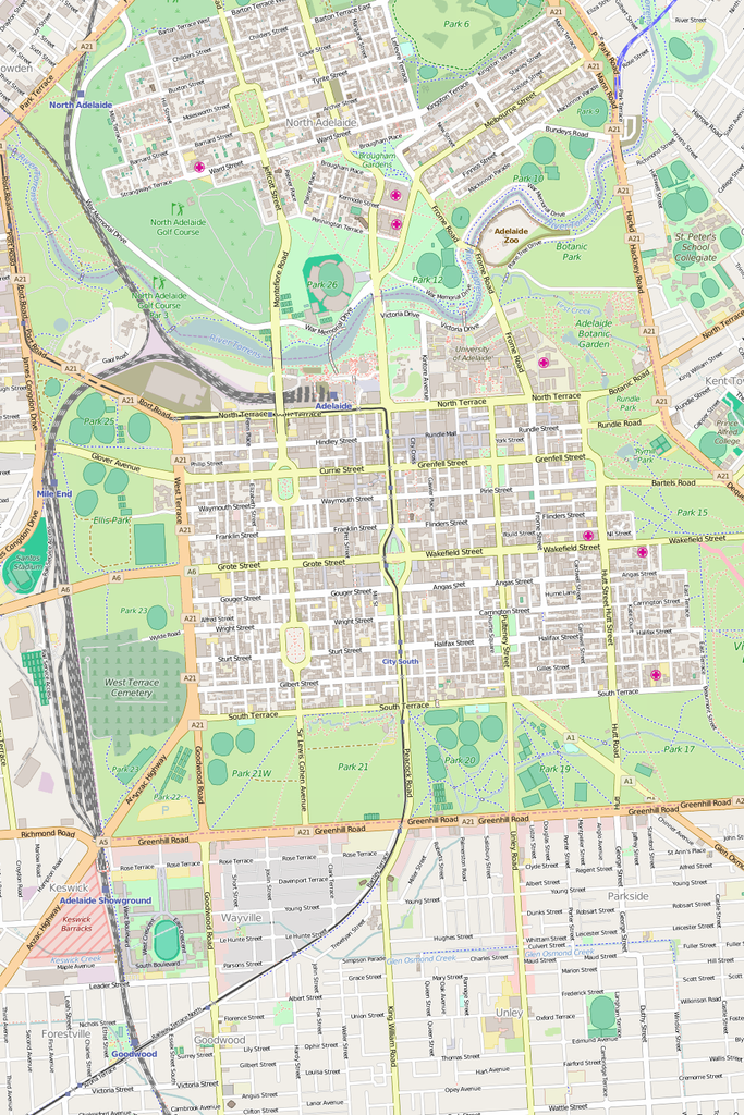 Adelaide Map.pdf Editable City Map of Adelaide – Map Illustrators