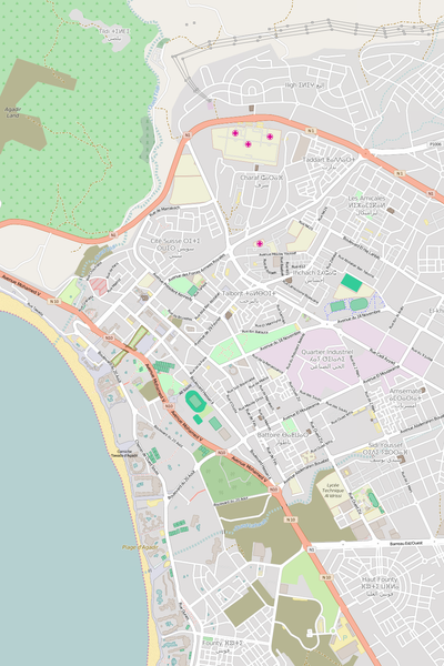 Editable Vector City Map Illustrator