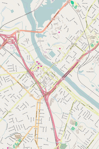 Editable Vector City Map Illustrator