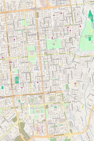 Editable Vector City Map Illustrator