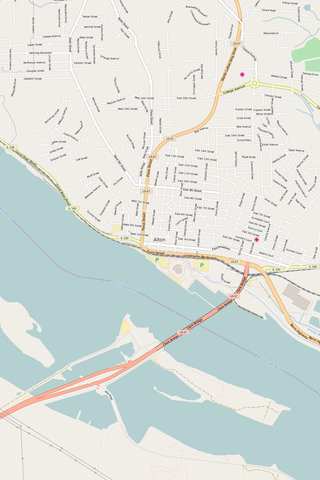 Detailed Editable Vector Map of  Alton