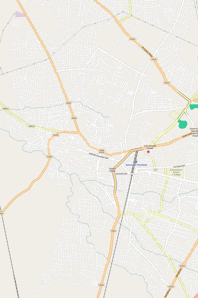 Editable Vector City Map Illustrator