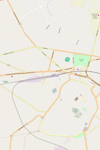 Editable Vector City Map Illustrator