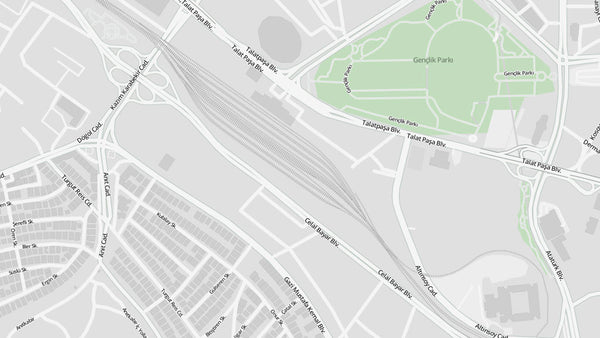 Ankara City Map Vector Illustrator