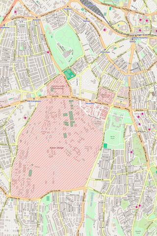 Editable Vector City Map Illustrator