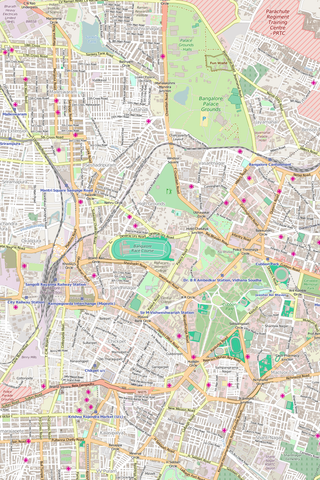 Editable Vector City Map Illustrator