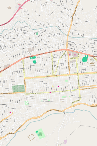 Editable Vector City Map Illustrator