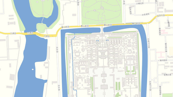 Beijing map vector illustrator