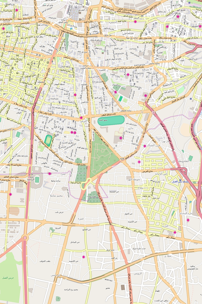 Editable Vector City Map Illustrator