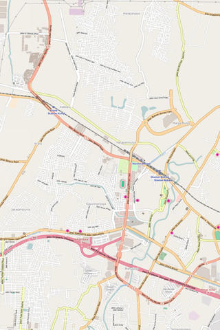 Editable Vector City Map Illustrator