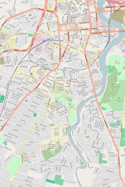 Editable Vector City Map Illustrator