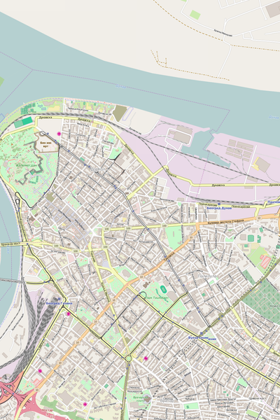 Editable Vector City Map Illustrator