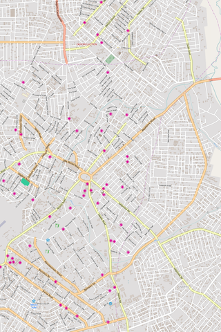 Editable Vector City Map Illustrator