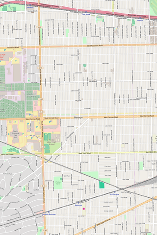 Detailed Editable Vector Map of  Berwyn