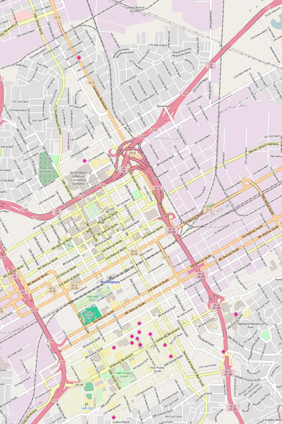 Editable Vector City Map Illustrator