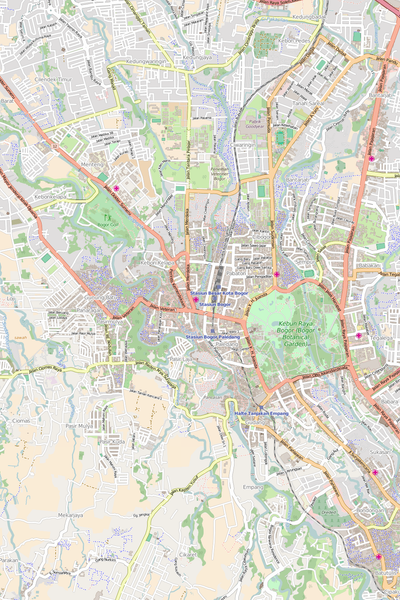Editable Vector City Map Illustrator