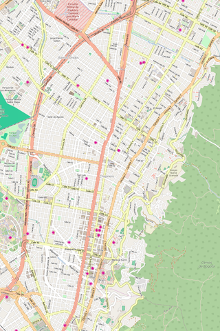 Editable Vector City Map Illustrator