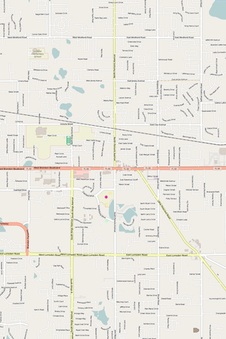 Detailed Editable Vector Map of  Brandon