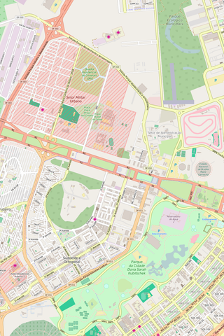 Editable Vector City Map Illustrator