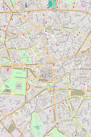 Editable Vector City Map Illustrator