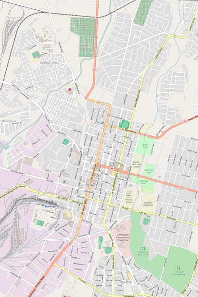 Editable Vector City Map Illustrator
