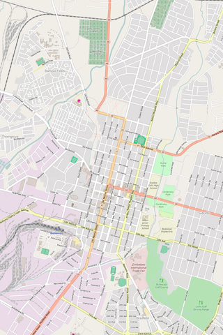 Editable Vector City Map Illustrator