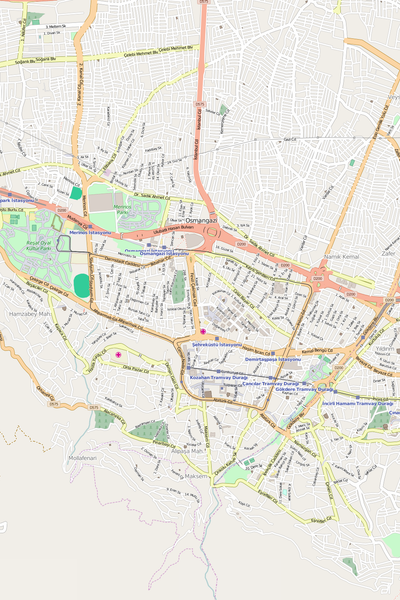 Editable Vector City Map Illustrator