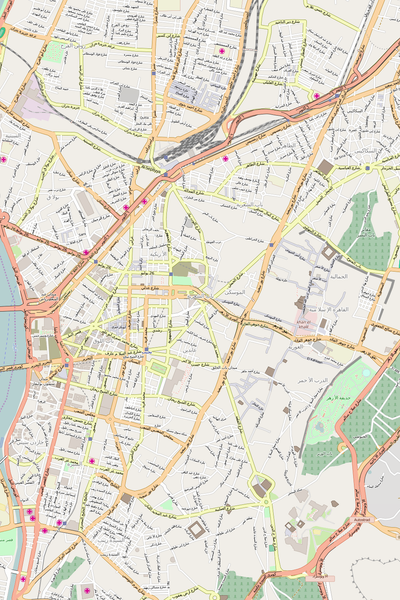 Editable Vector City Map Illustrator