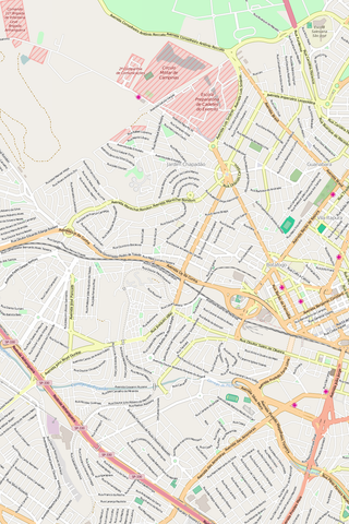 Editable Vector City Map Illustrator