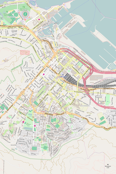 Editable Vector City Map Illustrator