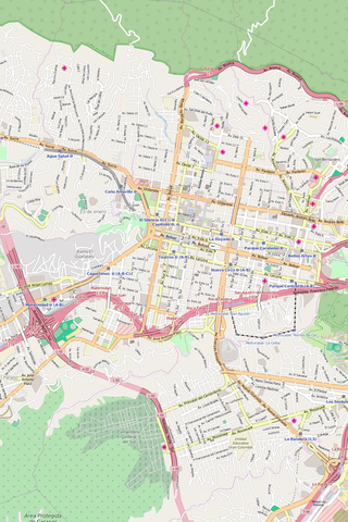 Editable Vector City Map Illustrator