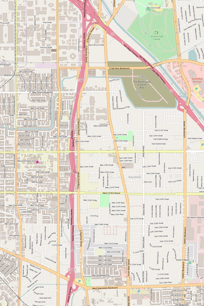 Detailed Editable Vector Map of  Carson