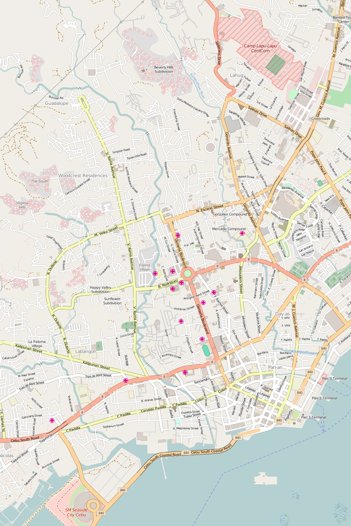 Printable Detailed Cebu Map.pdf Editable City Map of Cebu – Map Illustrators