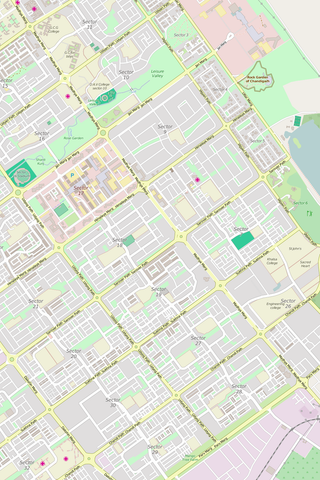 Editable Vector City Map Illustrator