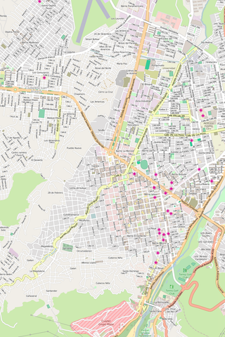 Editable Vector City Map Illustrator
