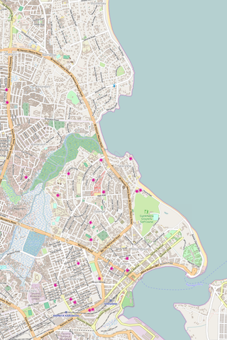 Editable Vector City Map Illustrator