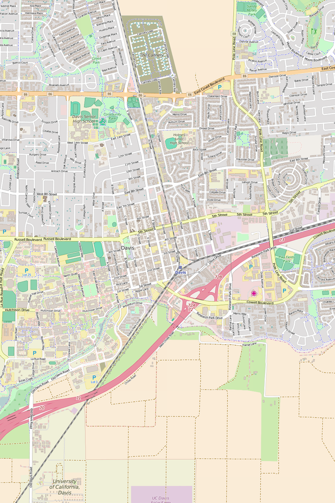 Davis Ranch Map City Of Davis Map