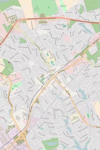 Detailed Editable Vector Map of  Duluth