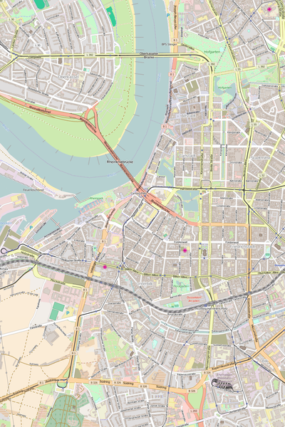 Editable Vector City Map Illustrator