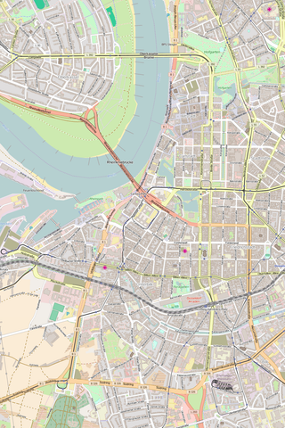 Editable Vector City Map Illustrator