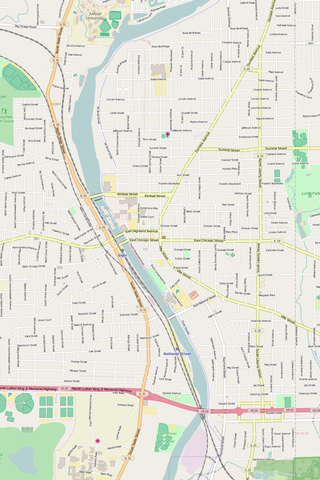 Detailed Editable Vector Map of  Elgin
