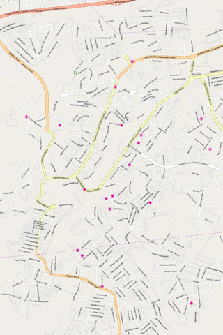 Editable Vector City Map Illustrator