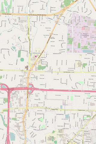 Detailed Editable Vector Map of  Ferry Pass