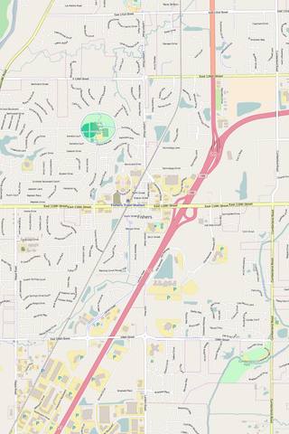 Detailed Editable Vector Map of  Fishers