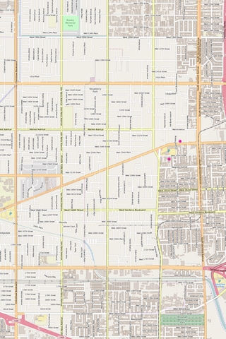 Detailed Editable Vector Map of  Gardena
